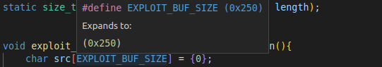 Initialization of src buffer in the code